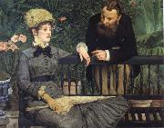 Edouard Manet, In  the Winter Garden